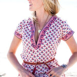 Emerson Fry Abhay Roses Tunic Dress